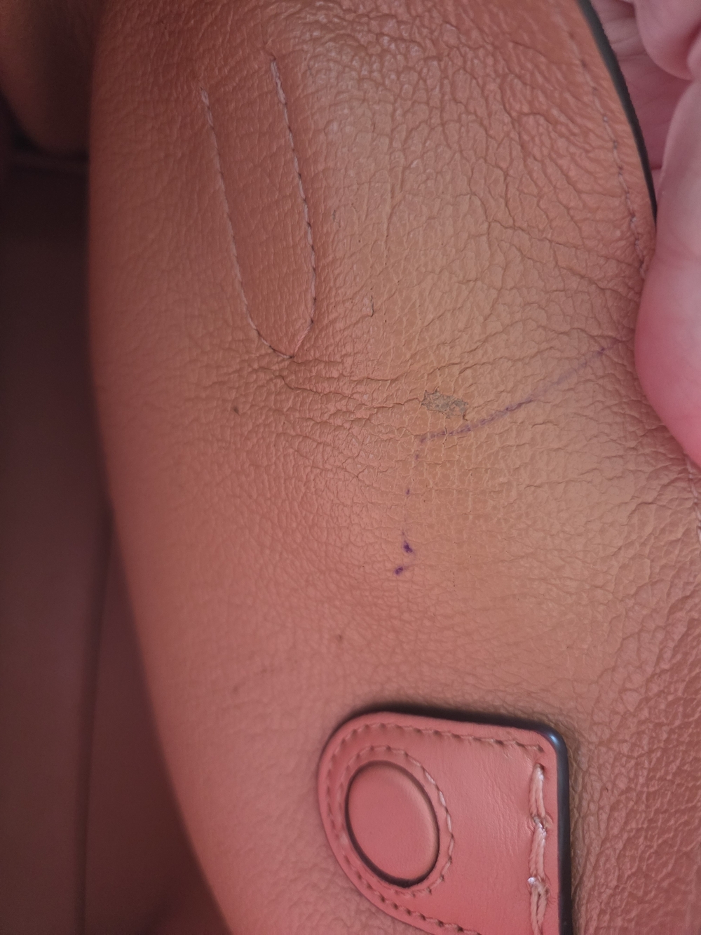 Coach Hanna Pebbled Leather Shoulder Bag in Blush Pink - Picture 4 of 14